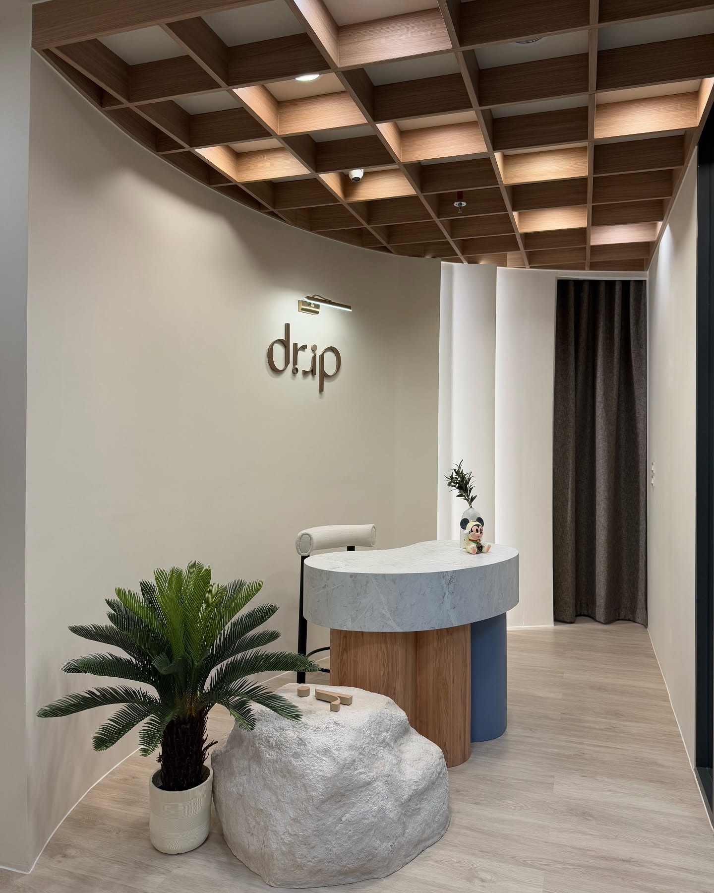 DRIP Pilates Club reception and studio entrance